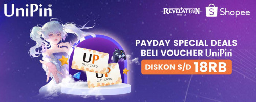 Promo Diskon Hingga Rp 18rb Voucher UniPin di Payday Special Deals Shopee 2023